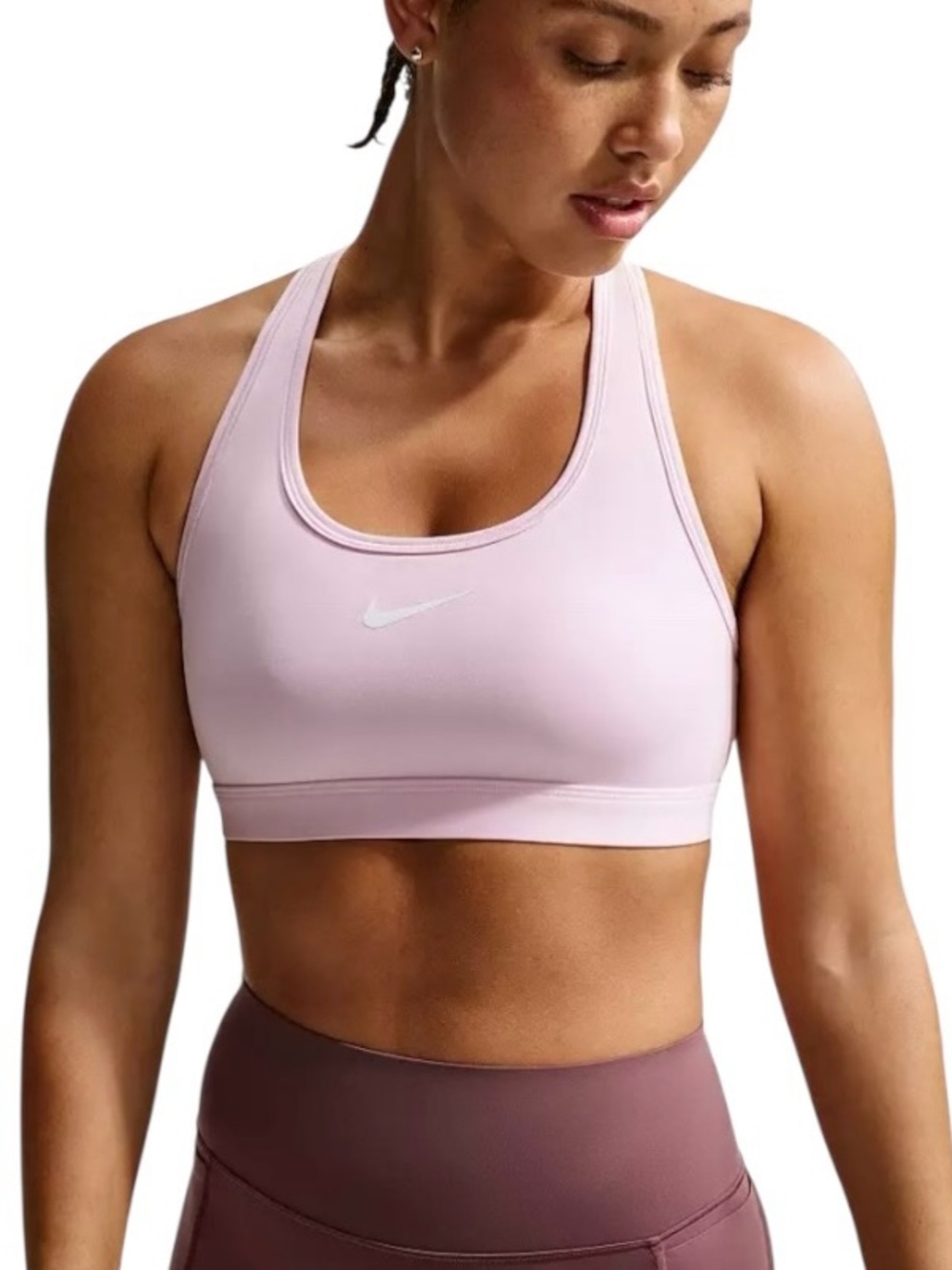•Nike XXL Swoosh Pink Padded Sports Bra! NEW!